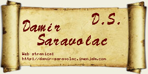 Damir Saravolac vizit kartica
